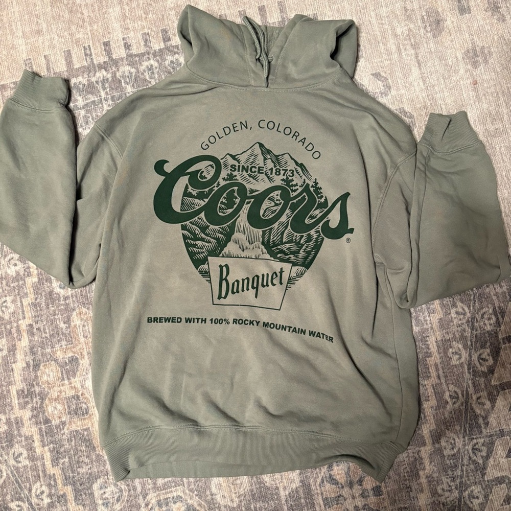 Coors Green Hoodie Sweatshirt